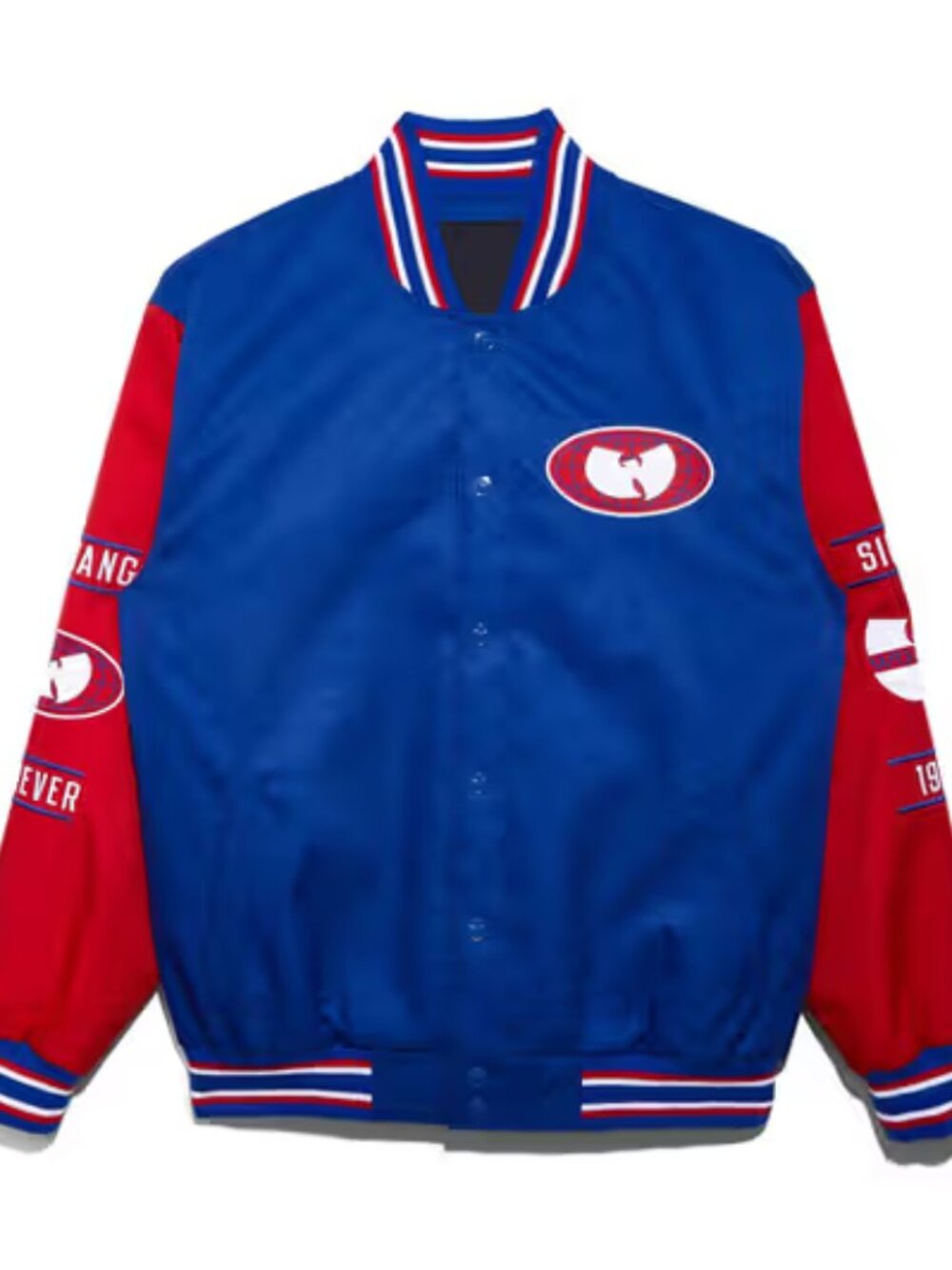 Wu-Tang Clan Official Embroidered Jacket (Blue/RED)